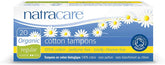 Natracare non-applicator regular tampons 20-count pack for discreet protection