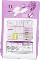 Natracare Maxi Regular pads organic cotton cover close-up for a soft feel.
