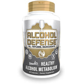 Natrium Health Alcohol Defense capsules bottle for post-drinking support.