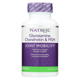 Natrol Glucosamine Chondroitin MSM bottle for daily joint support and mobility