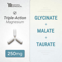 Natural Approach bottle pour with capsules for daily relaxation