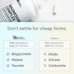 Natural Approach label closeup showing clean formula and no fillers