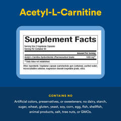 Packaging box of Natural Factors Acetyl L-Carnitine on display