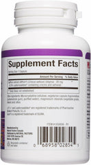 Natural Factors Affron saffron capsules arranged on white background for daily stress relief.