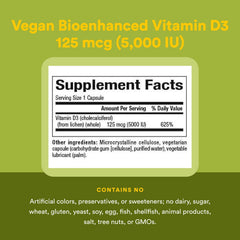 Lichen source for Natural Factors D3 with sustainable harvest notes