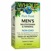 Natural Factors Men's Multivitamin bottle displaying 60 tablets for daily use.