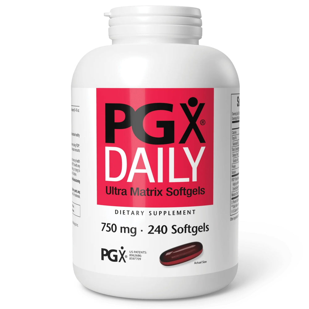 Natural Factors PGX Daily Ultra Matrix bottle front view showing weight management support.