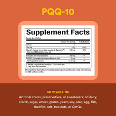 Natural Factors PQQ-10 packaging image emphasizing clean ingredients and purity