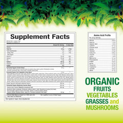 Natural Factors Whole Earth & Sea Greens scoop for simple daily servings
