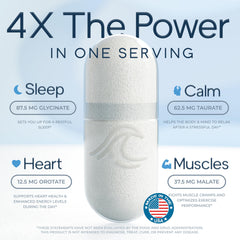 Natural Flow 4X Magnesium capsules designed for restful nights and daily calm