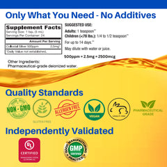 Natural Path Silver Wings colloidal silver 1–3 nm particles support absorption