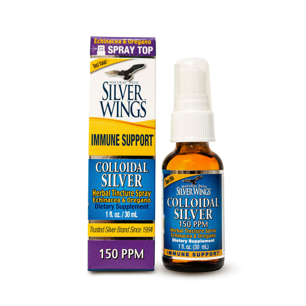 Natural Path Silver Wings spray bottle close-up with precise mist for easy daily use