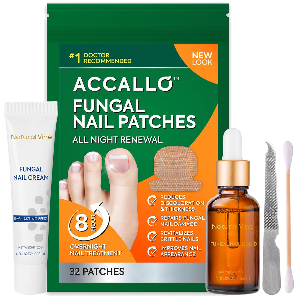 Natural Vine toenail fungus patches pack for easy patch application