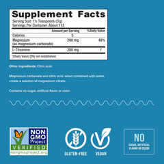 Scoop measuring CALM Mind powder to mix with water