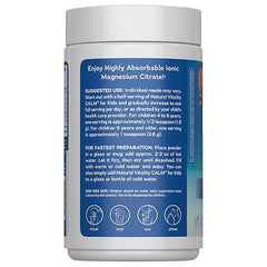 Natural Vitality Calm Sleep dissolving powder in water, berry flavor ready to sip