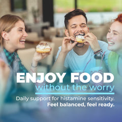 NATURALABS DAO enzyme pills in a jar illustrating daily gut-friendly use.