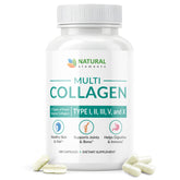 Naturalelements Multi Collagen bottle front view signaling premium joint support