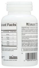 VeinSense capsules close-up highlighting vegan, non-GMO formula for leg vein support.