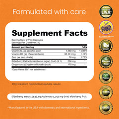NaturaLife Labs vegan capsules highlight non-GMO formulation.