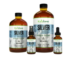 Naturally Sourced Kaiame Naturals nanosilver bottle for daily use.