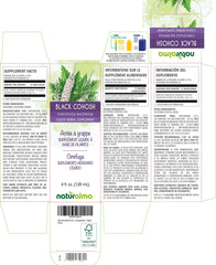 Naturalma Black Cohosh tincture dropper close-up showing precise dosing