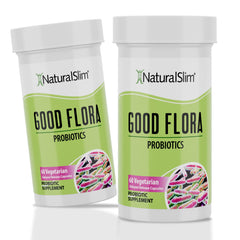 NaturalSlim Good Flora bottle cap protecting delicate gut health and freshness