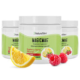 NaturalSlim MagicMag powder tub showing easy daily magnesium support