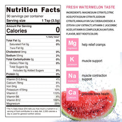 Nature Aurora Watermelon Electrolyte poured into a glass for quick hydration boost