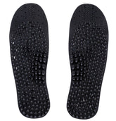 Nature In Hand charcoal anti-odor acupuncture insole closeup showing odor-control fibers.