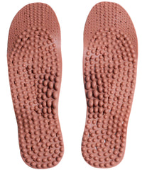 Nature In Hand red clay loess insoles close-up shows earthy texture for comfort.
