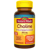 Nature Made Extra Strength Choline bottle for daily brain support