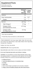 Nature Made Fish Oil Gummies bottle label highlighting 57 mg EPA/DHA per serving