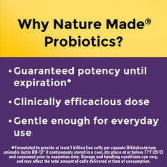 Nature Made Probiotic Capsules bottle on counter ready for everyday use