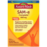 Nature Made SAM-e Complete 400 mg bottle with front label, ideal for daily use.