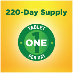 Nature Made Vitamin D3 bottle on kitchen counter ready for daily use.