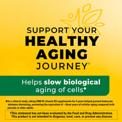 Nature Made Vitamin D3 bottle shows gluten-free and no artificial flavors