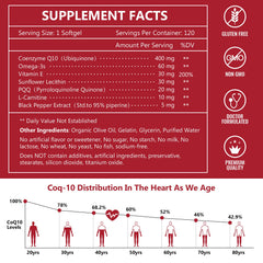 Nature Target CoQ10 omega-3s and PQQ capsules inside highlight cellular energy potential.