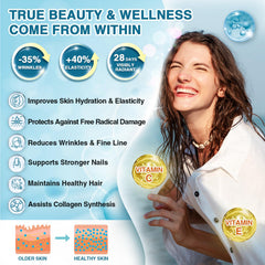 Nature Target Marine Collagen bottle label highlights Type I & III collagen.