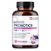 NATURE TARGET Probiotics for Women bottle front supports daily digestive balance