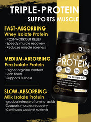 NATURE TARGET Whey Protein Shake Glass, easy mixability for post-workout smoothies.