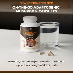 Naturealm Sacred 7 label packaging highlights USDA Organic formula.
