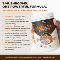 Naturealm Sacred 7 measuring scoop enables easy daily portions.
