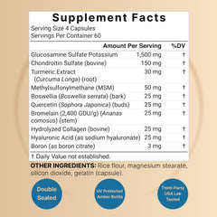 NatureBell capsules close-up highlights the 10-in-1 formula for mobility.