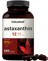 NatureBell Astaxanthin bottle front view for eye and skin support