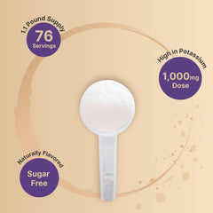 NatureBell Electrolytes powder close-up highlighting natural ingredients