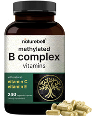 NatureBell Methylated B Complex bottle for daily immune and energy support.