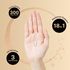 NatureBell probiotic strains panel, illustrating gut balance support