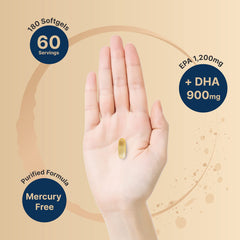 NatureBell Omega-3 wild-caught deep-sea source for purer fish oil.