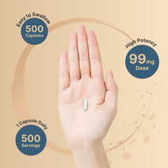 NatureBell bottle with capsules showing a convenient one-a-day option