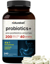 NatureBell Probiotic bottle front for daily gut support and routine.